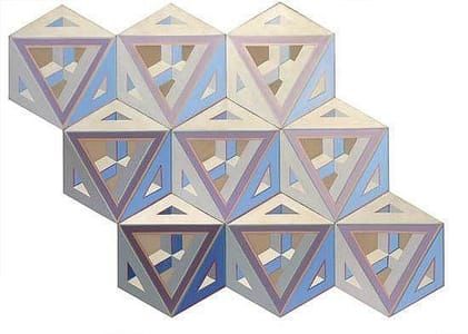 Artwork Title: 9 Septehedrons