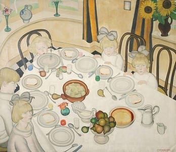 Artwork Title: Kindertafel (The Children's Table)