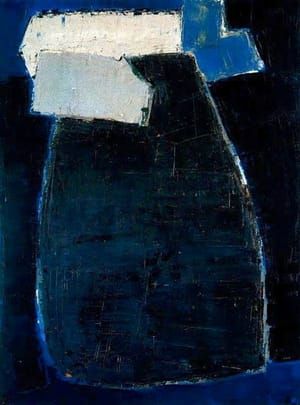 Artwork Title: Great Blue Composition-51