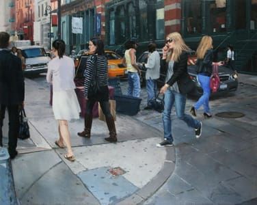 Artwork Title: Street Corner In Soho