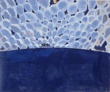 Artwork Title: Moonlit Landscape