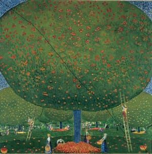 Artwork Title: Apfelernte (Apple Harvest)