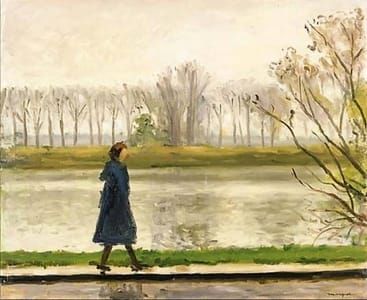 Artwork Title: La femme en blue