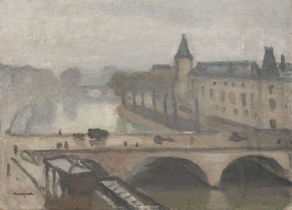 Artwork Title: Pont Saint Michel