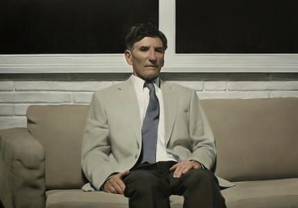 Artwork Title: Man on Couch