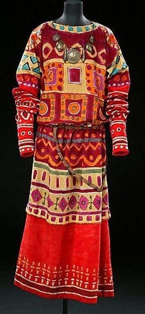 Artwork Title: Costume for the 1913 ballet 'The Rite of Spring' - Le Sacre du Printemps