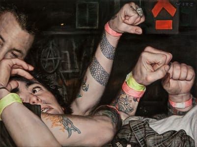 Artwork Title: Mosh Pit Study Anarchy