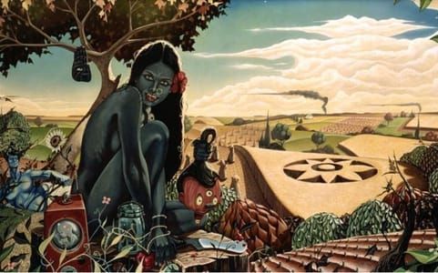 Artwork Title: La Negra De La Luna