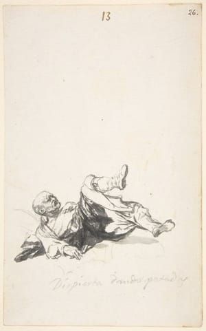 Artwork Title: He Wakes Up Kicking