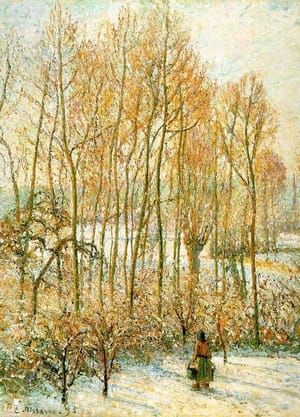 Artwork Title: Morning Sunlight On The Snow, Eragny Sur Epte