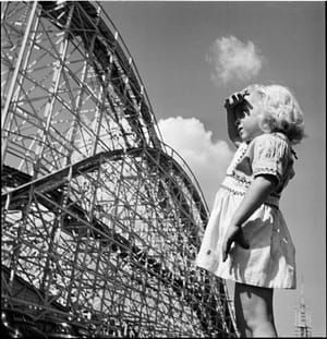 Artwork Title: Young Girl At Palisades Amusement Park