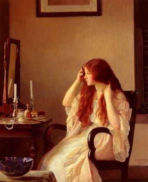 Artwork Title: Girl Combing her Hair
