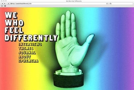 Artwork Title: We Who Feel Differently