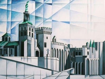 Artwork Title: Der Papstpalast von Avignon