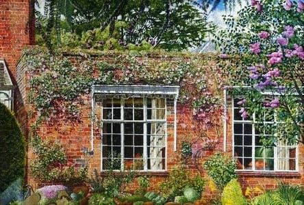 Artwork Title: Lilac and Clematis at Englefield