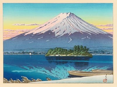 Artwork Title: Lake Kawaguchi