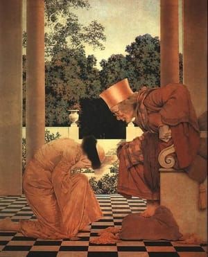 Artwork Title: Lady Ursula Kneeling before Pompdebile