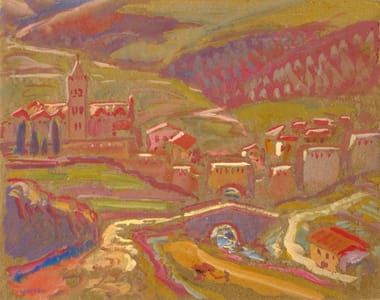 Artwork Title: Church at Prats de Mollo