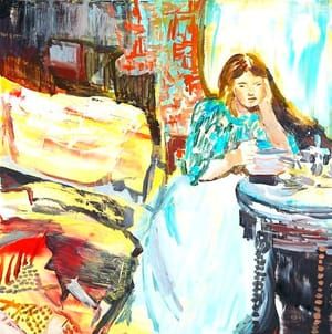 Artwork Title: Yellow Bed