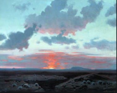 Artwork Title: Plateau Sunset