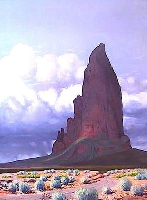 Artwork Title: Agathla Needle in Shadow