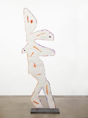 Artwork Title: Early Outline with Leaning Features