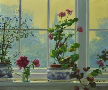 Artwork Title: Geranium and Peonie