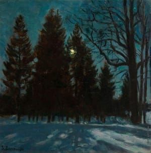 Artwork Title: Winter Night