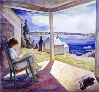 Artwork Title: Portrait of Ann Reading