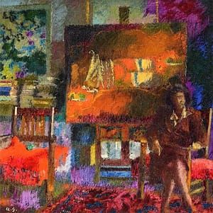 Artwork Title: In the Studio