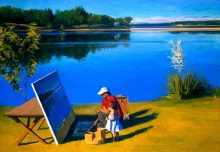 Artwork Title: Father and Daughter 1993,