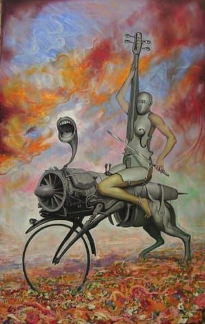Artwork Title: Heavy Metal Violin