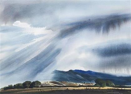Artwork Title: Rain on the Range