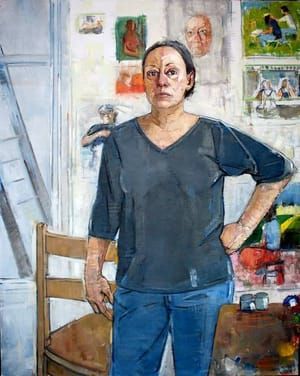 Artwork Title: Self Portrait (Tony and My Mother)