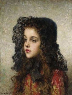 Artwork Title: Little Girl with Veil