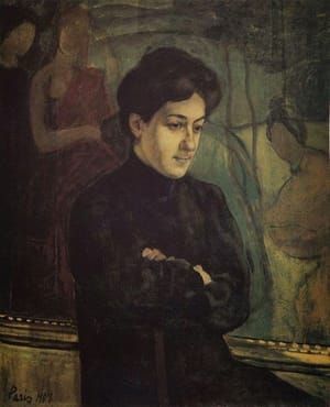Artwork Title: Portrait of M.F. Petrovoy-Vodkin