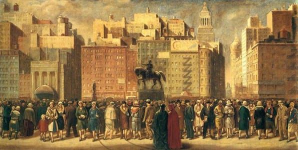 Artwork Title: Virgil And Dante In Union Square