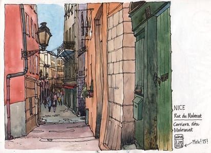 Artwork Title: Nice, France