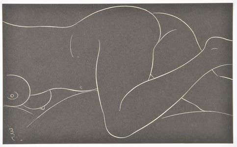 Artwork Title: Female Nude, reclining