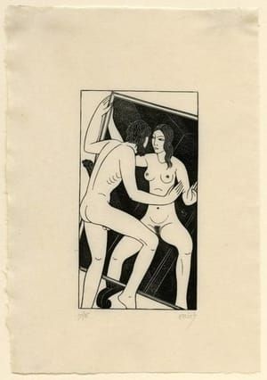 Artwork Title: Artist and Mirror I