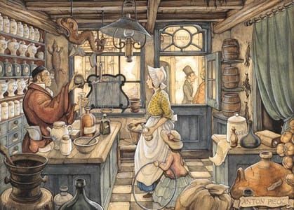 Artwork Title: Apotheek (Apothecary)