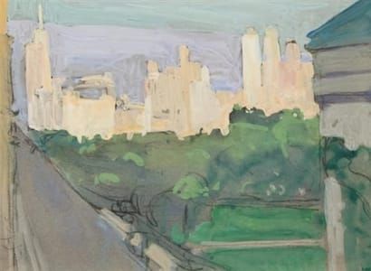 Artwork Title: From the Artist's Studio on Fifth Avenue