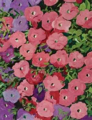 Artwork Title: Petunias