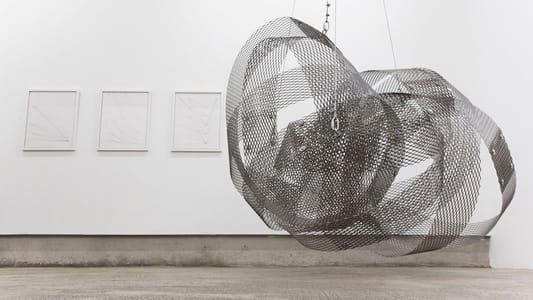 Artwork Title: Diagonal Series #1, Diagonal Series #2, Diagonal Series #3, Expanded Steel Hanging Knot