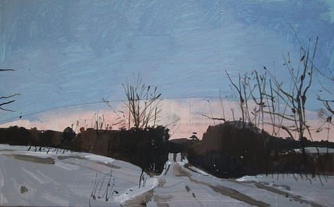 Artwork Title: Glow, February 18
