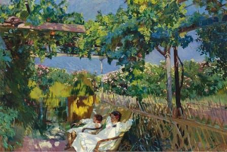 Artwork Title: Siesta in the Garden