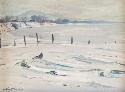Artwork Title: March Sun - Lake of Two Mountains