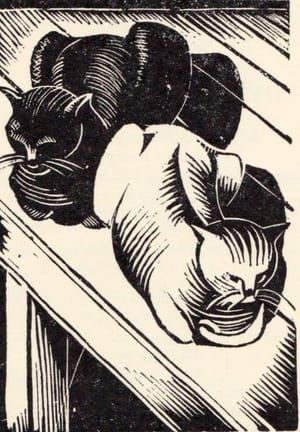 Artwork Title: Two Cats