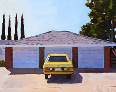 Artwork Title: Yellow Datsun, January