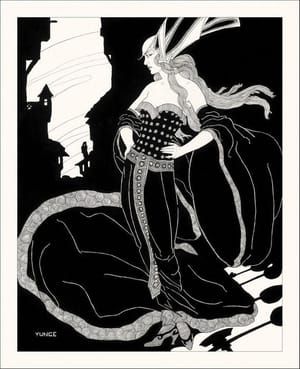Artwork Title: Illustration for Shakespeare's King Lear:  Act II, Scene 4
